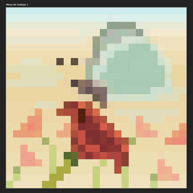 Pixel Art - Tradycyjna ilustracja