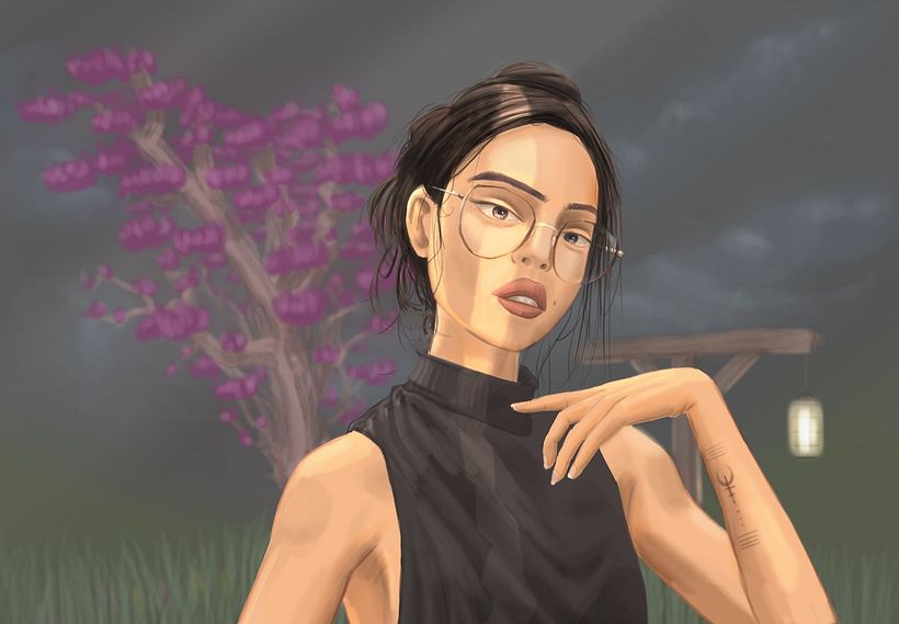 My project for course: Digital Portraits: Draw Female Characters in Natural Light 1