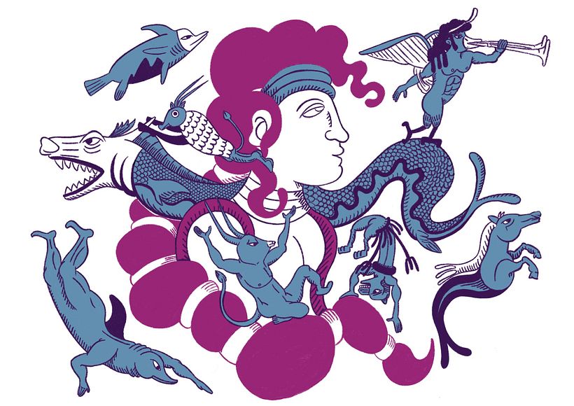 Combinación capas de color