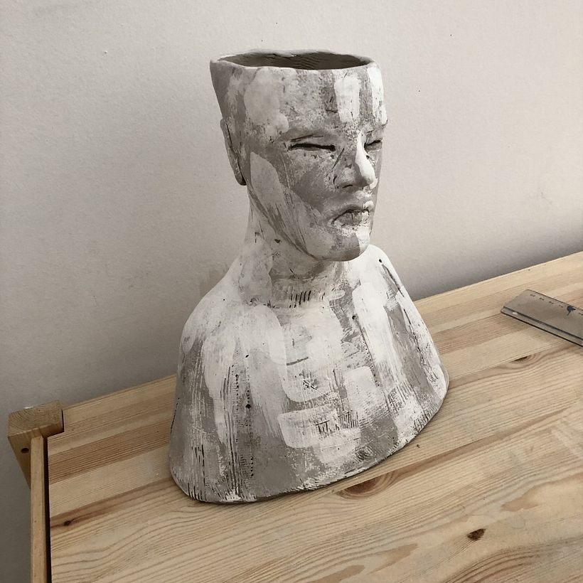 Meu projeto do curso: Introdução à escultura figurativa com argila 5