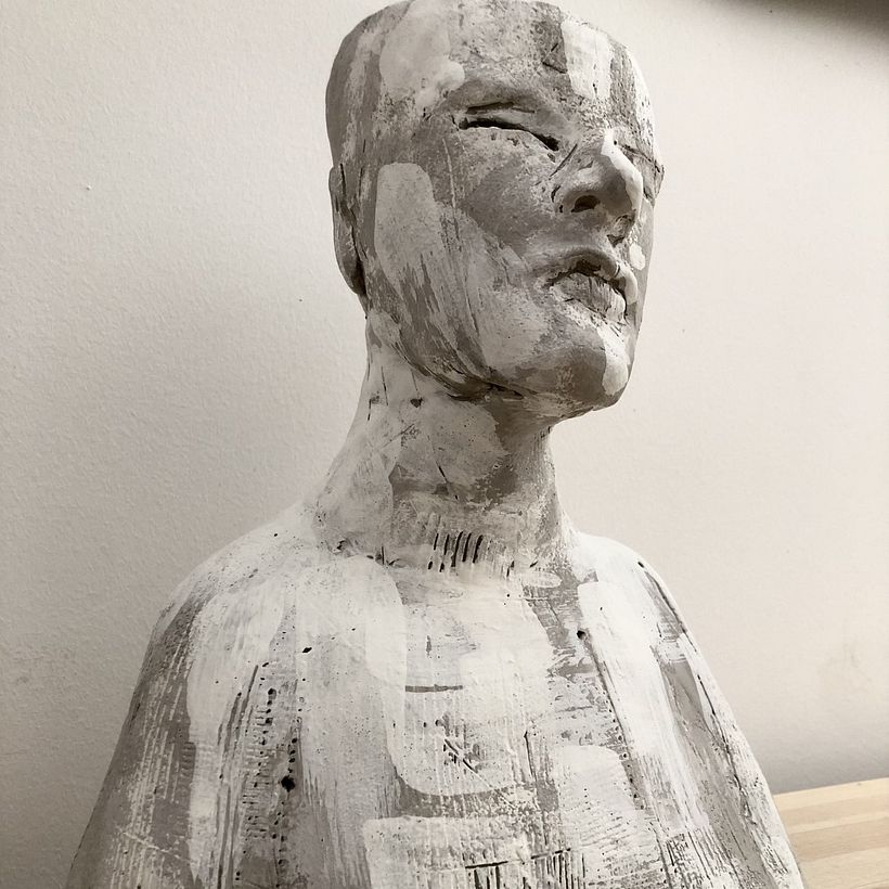 Meu projeto do curso: Introdução à escultura figurativa com argila 3