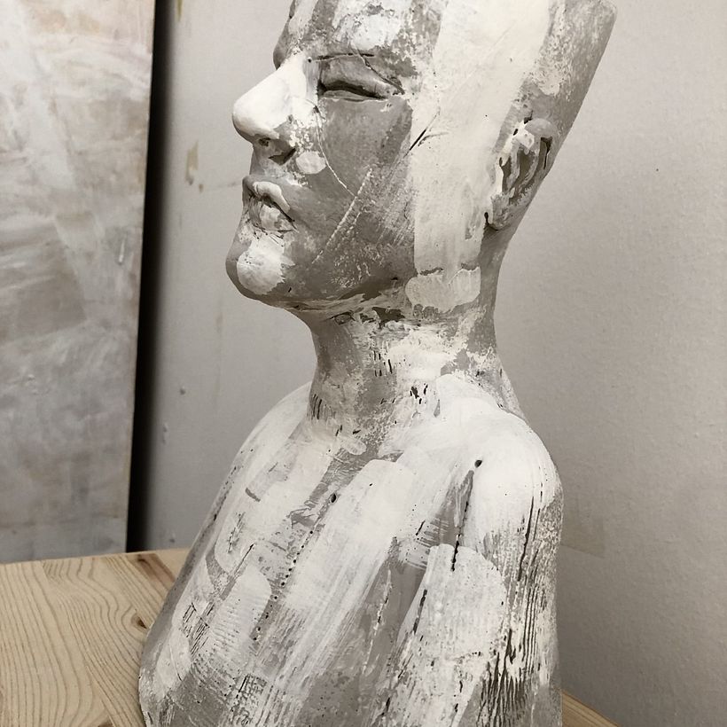 Meu projeto do curso: Introdução à escultura figurativa com argila 4