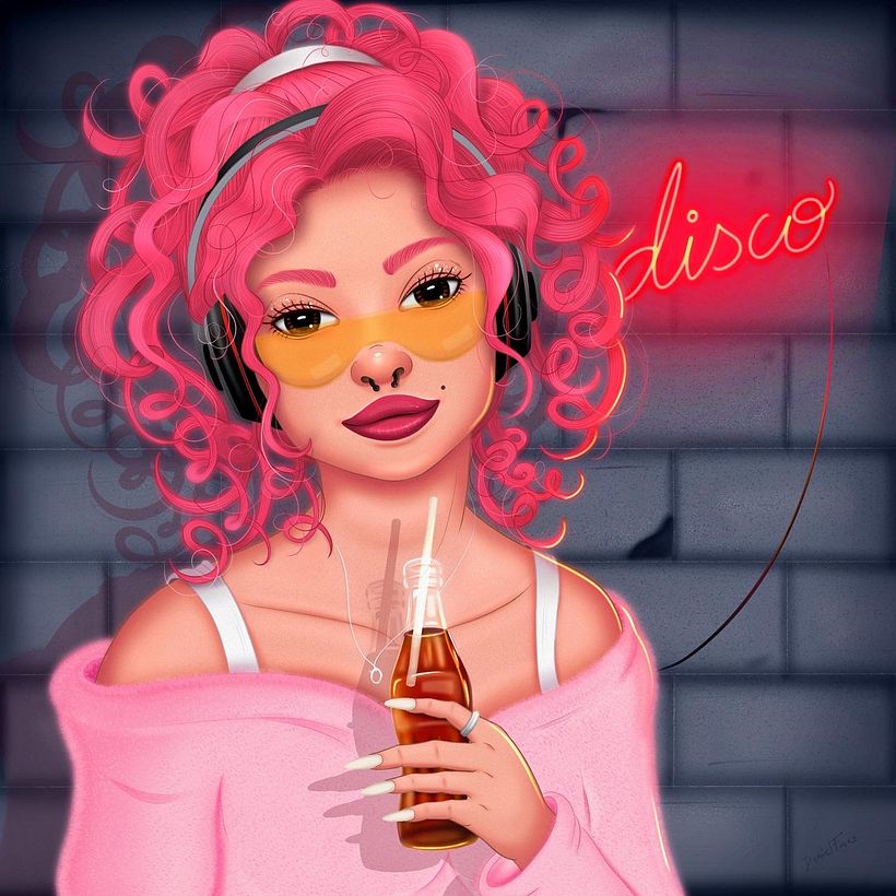 Com a quinta ilustração refeita, senti muito orgulho e recebi elogios.