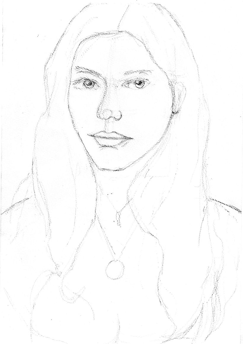 Mijn project van de cursus: Portret geïllustreerd in aquarel 6