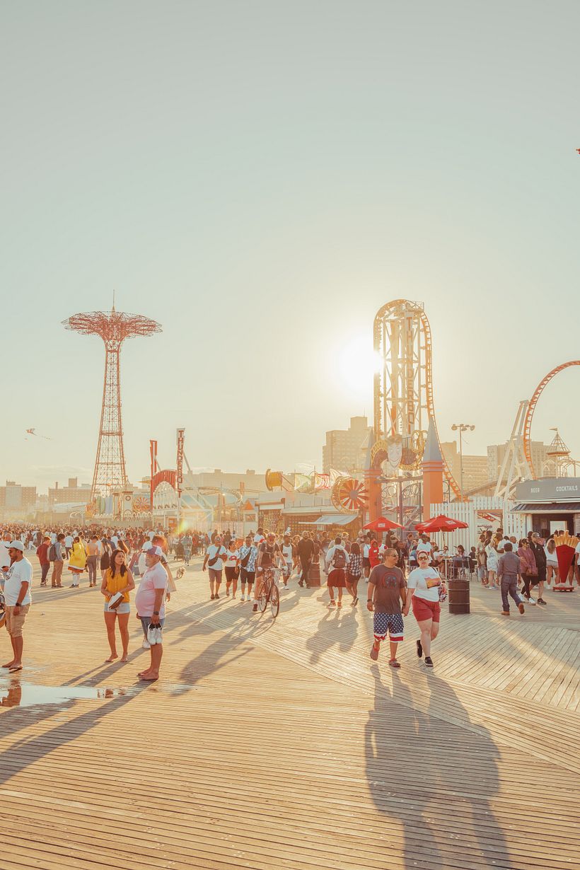 Foto editada de — Coney Island, junho de 2022
