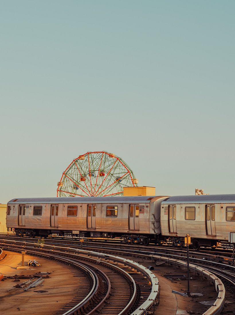 Foto editada de — Subway, Coney Island, junho de 2022