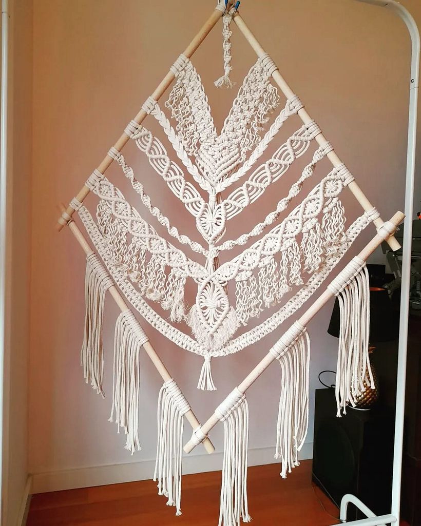 My project for course: Introduction to Macrame Tapestry 4