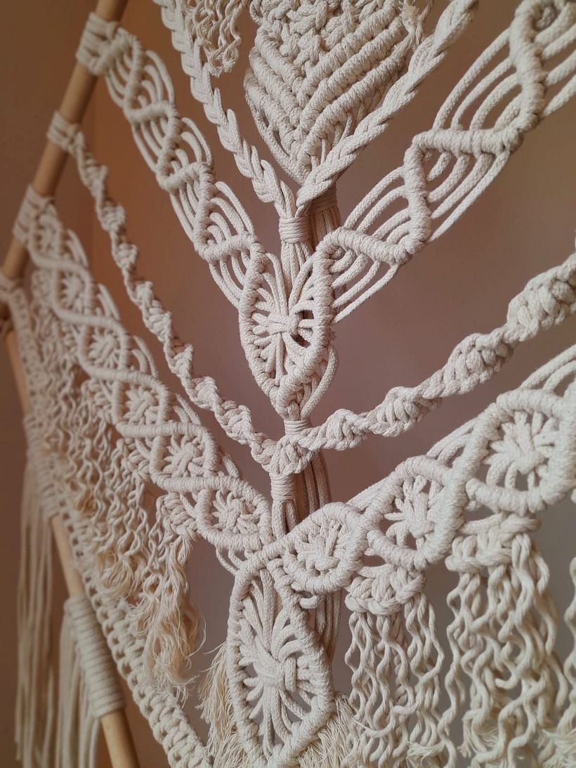 My project for course: Introduction to Macrame Tapestry 10