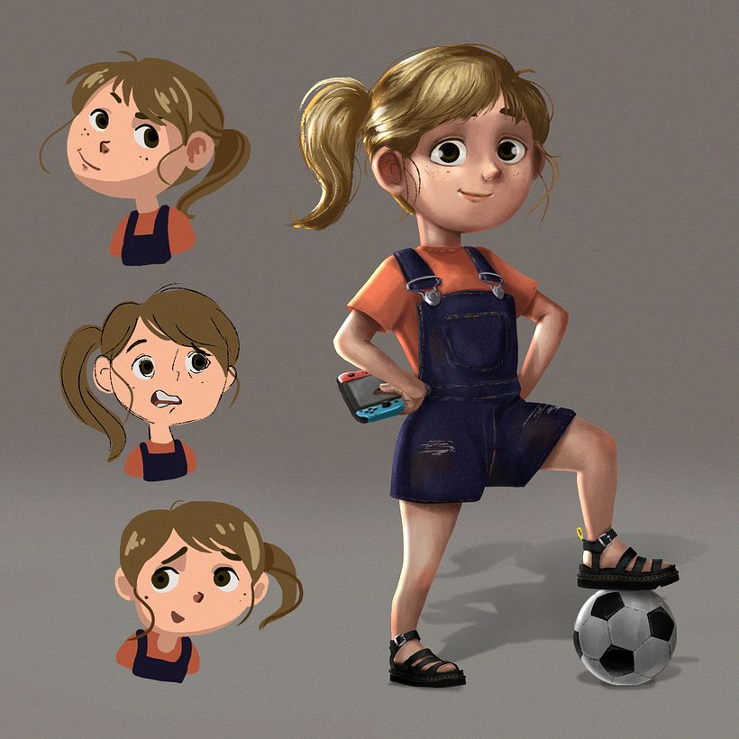 Meu projeto do curso: Pintura digital de personagens: ilustre com luz e cor 4