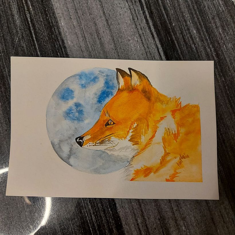 Mi proyecto del curso: Retratos expresivos de animales en acuarela 3