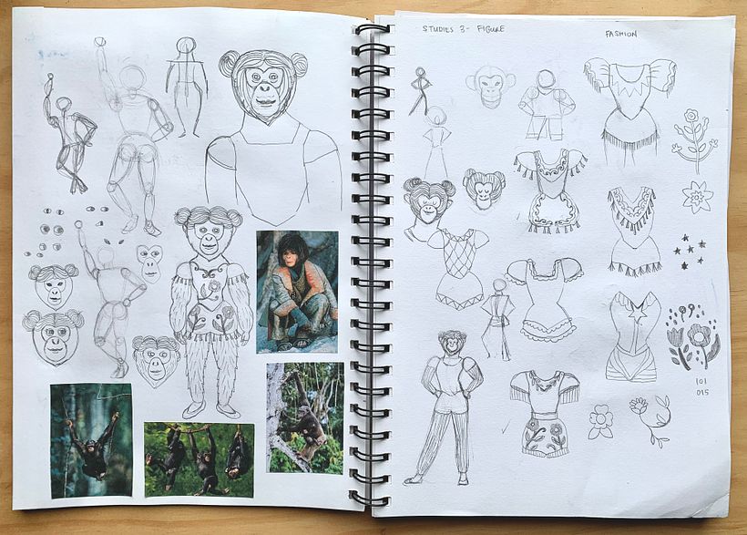 My project for course: Character Painting with Gouache and Colored Pencils 6