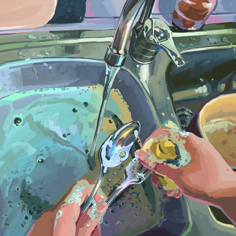 Kitchen sink I, Artrage 2020