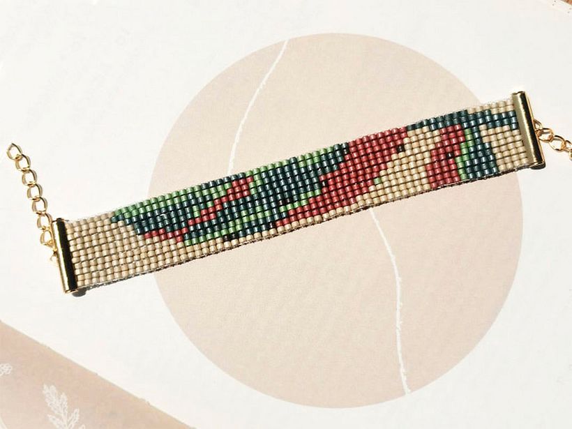 Meu projeto do curso: Design de bijuteria: crie patterns elegantes com miçangas 4