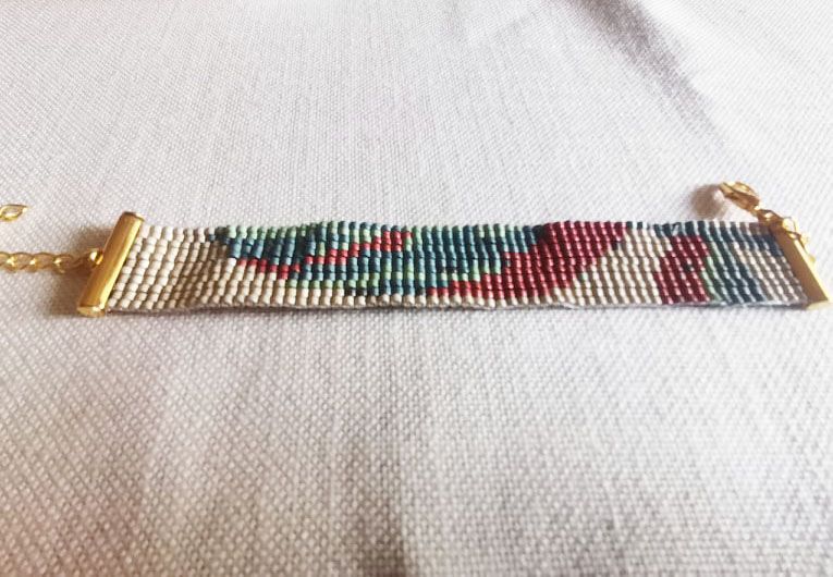 Meu projeto do curso: Design de bijuteria: crie patterns elegantes com miçangas 4