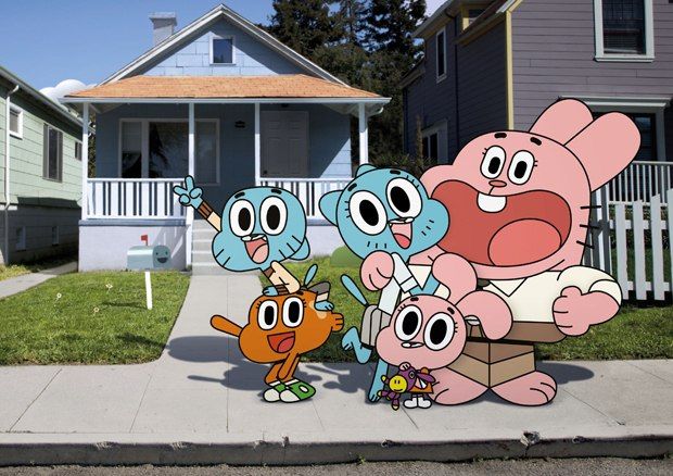  “El asombroso mundo de Gumball” Imagen vía Wikipedia. 