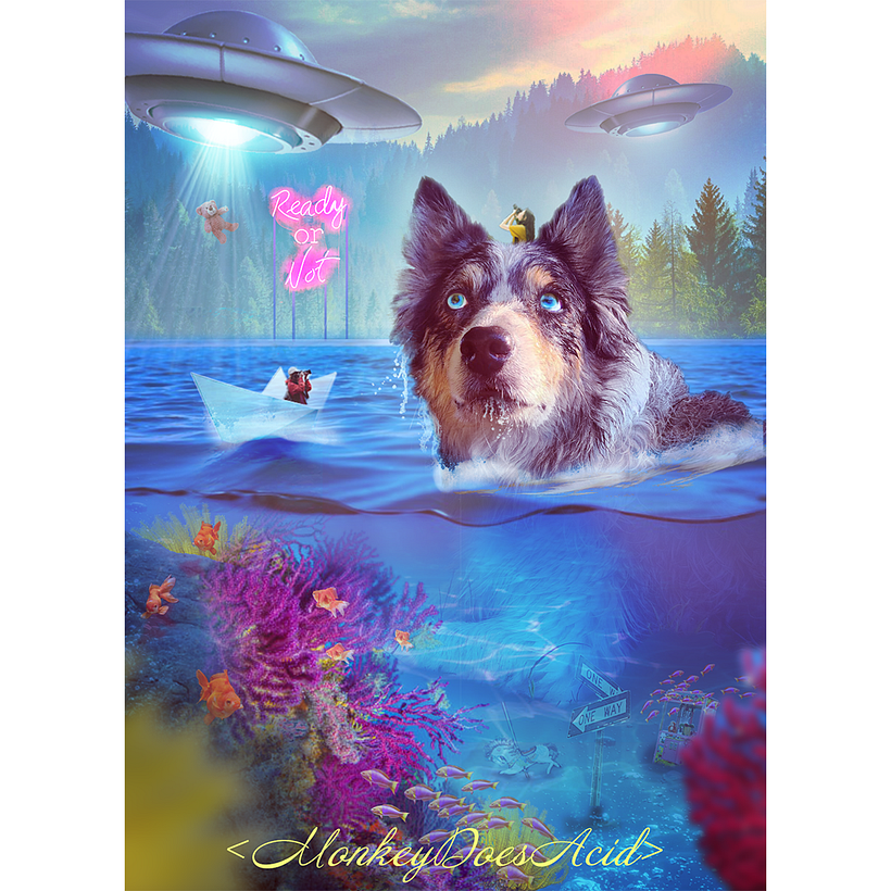 My project for course: Digital Collage in Photoshop: Composition and Visual Effects 4