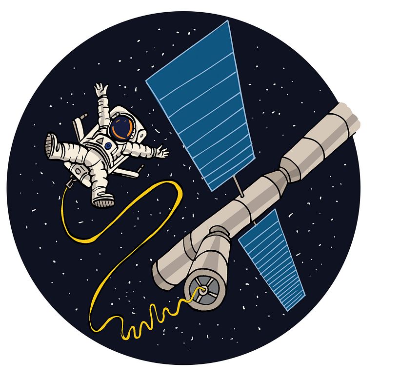 Los Superpreguntones Viaje al Espacio - Tradycyjna ilustracja