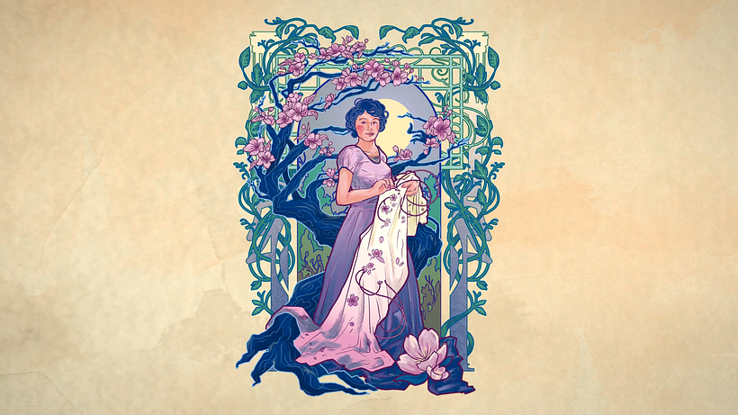 Descarga la introducción a la gráfica Art Nouveau y pon en práctica el estilo en tus ilustraciones. 