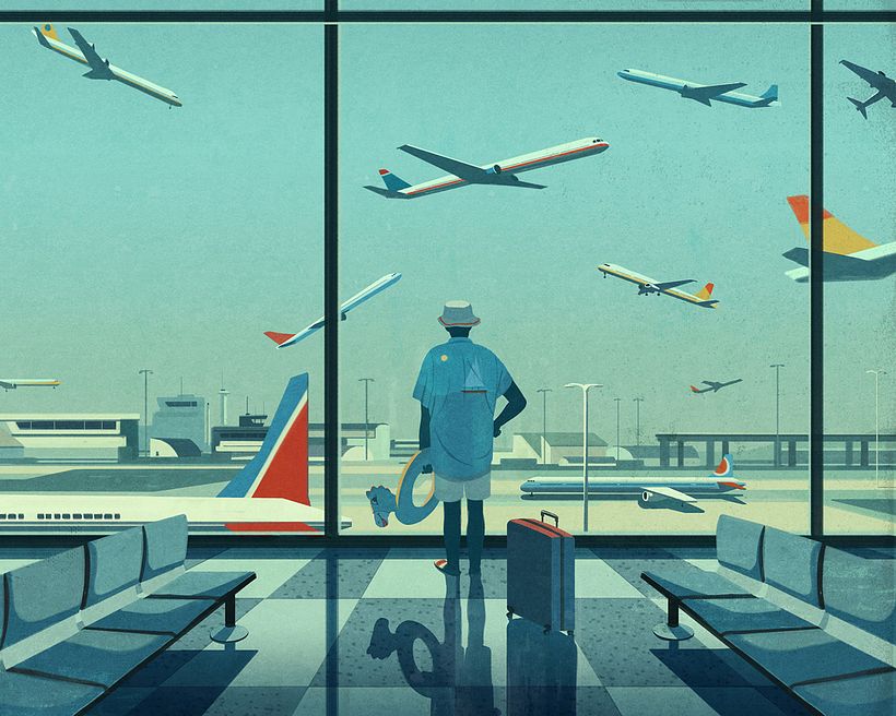 The illustration by Emiliano Ponzi