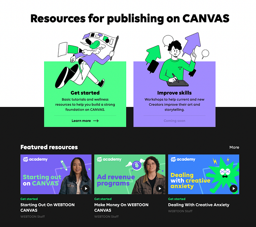 WEBTOON's publishing platform.