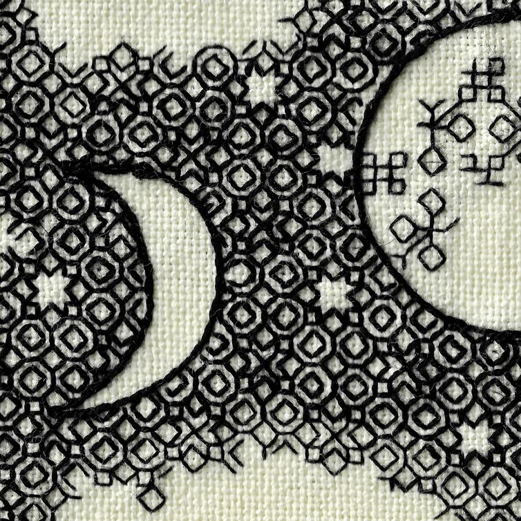 My project for course: Introduction to Blackwork Embroidery 3