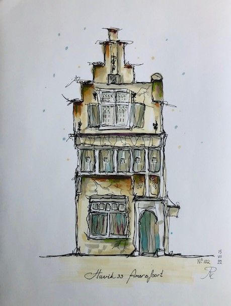 My project for course: Expressive Architectural Sketching with Colored Markers 19