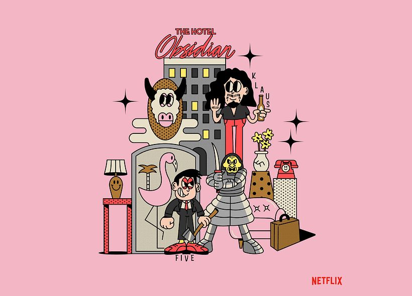 Ilustración para Netflix Latinoamérica 3
