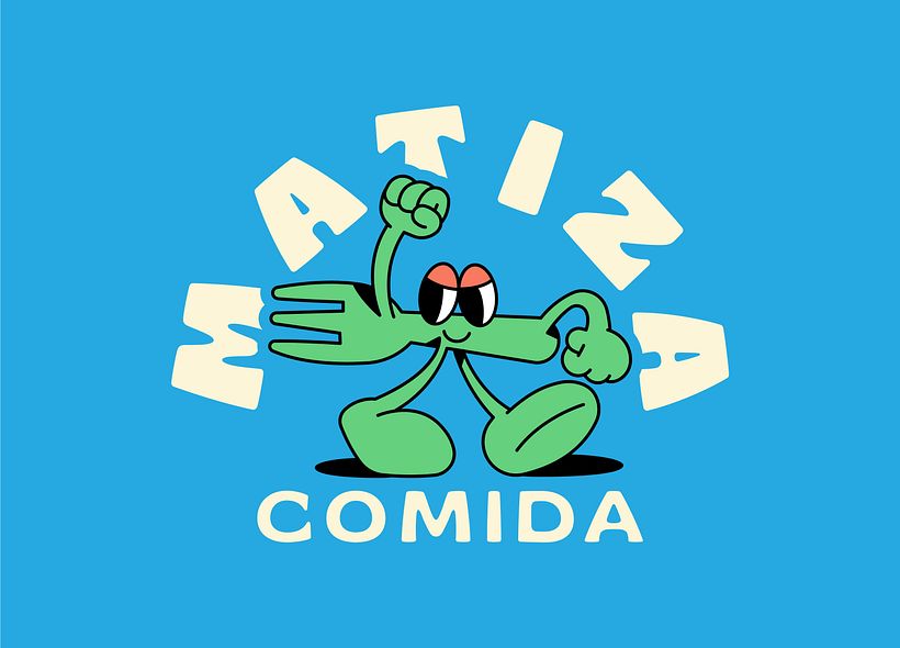 Matiza Comida - Set de Stickers 8