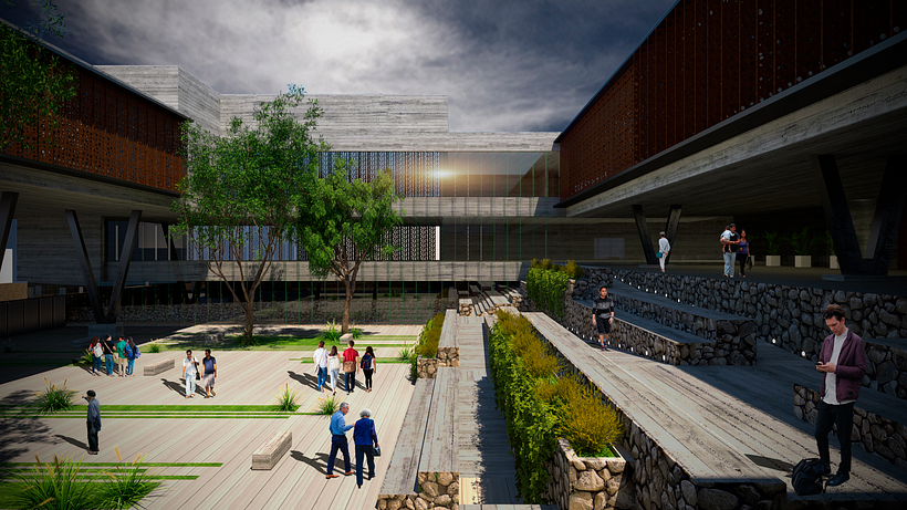 Mi proyecto del curso: Postproducción de render arquitectónico con SketchUp y Photoshop 2