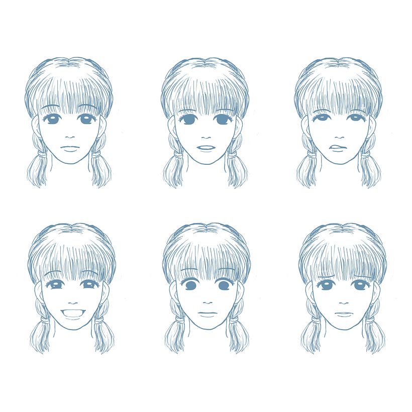Expressions - Traditionelle Illustration