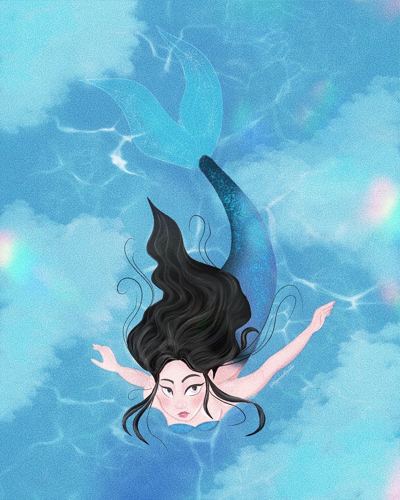FIRST MERMAID PROJECT NOT PERFECT BUT I TRIED ><