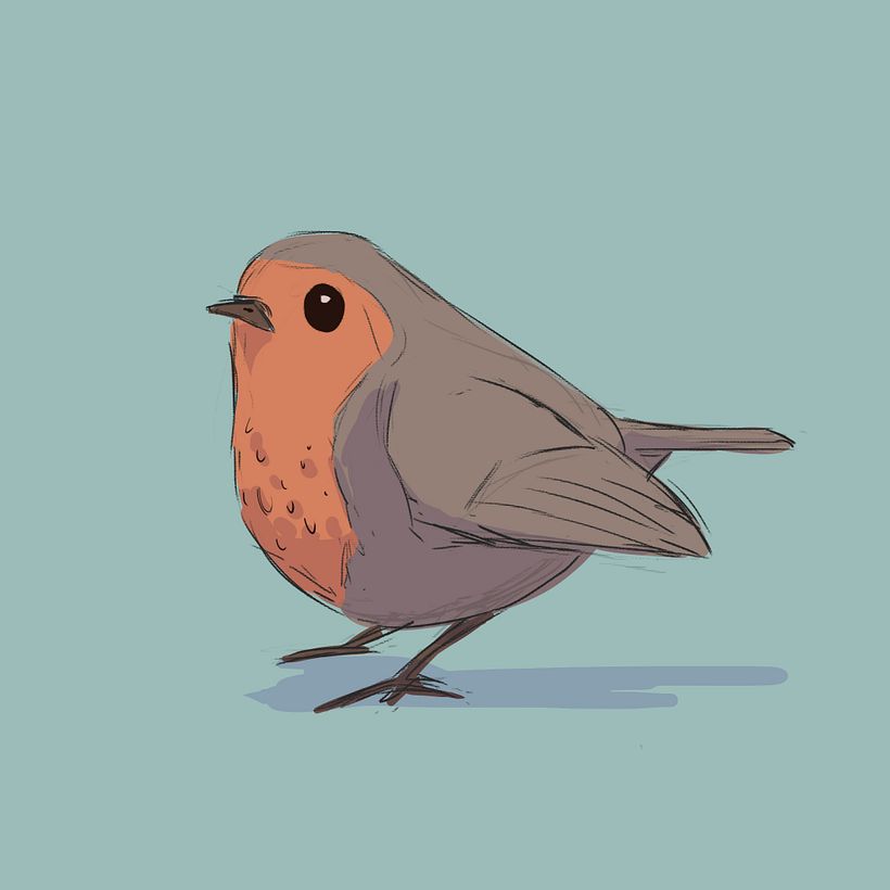 Flat colors and first layer of shadows