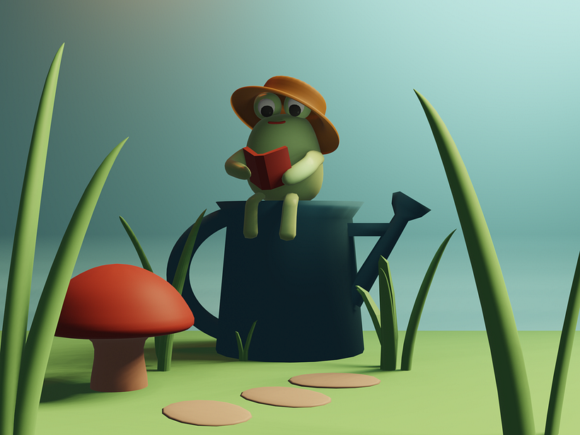 My project for course: 3D Character Creation in Blender 1