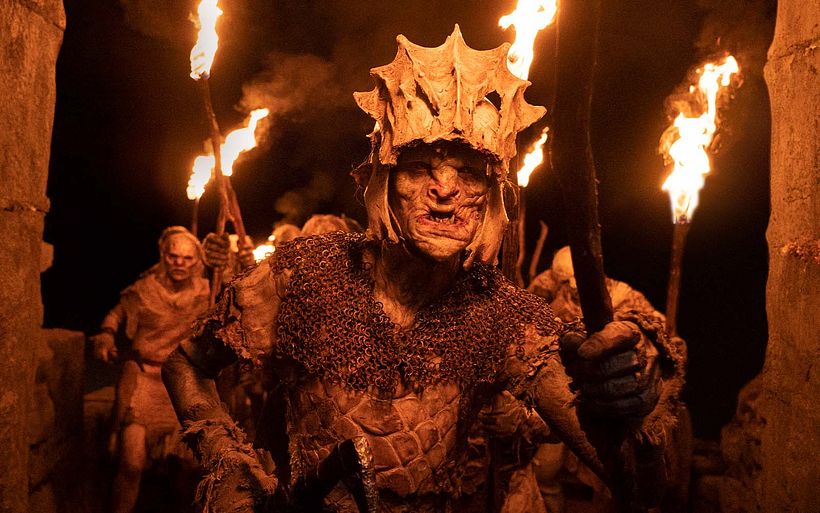 An orc in The Rings of Power. Image: Matt Grace / Prime Video.