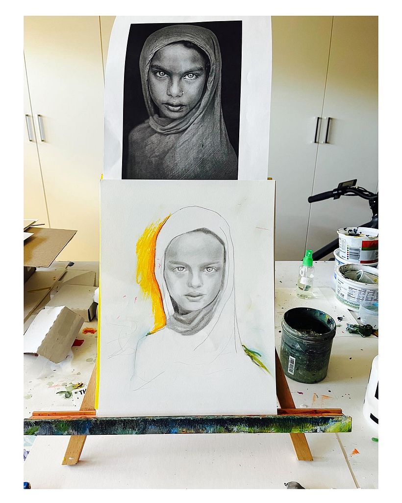 My project for course: Mixed Media Portraiture: Capturing Expressions and Emotions 5