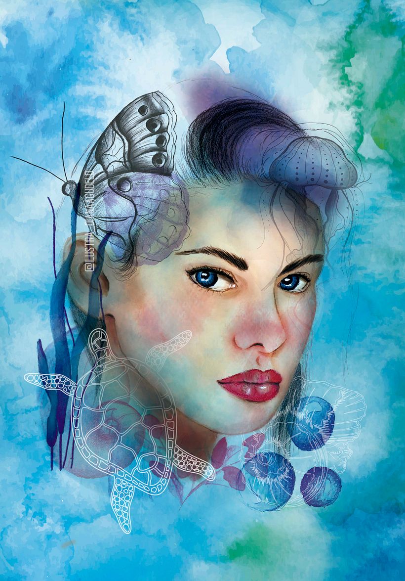 MUJER MARINA - Arte Final