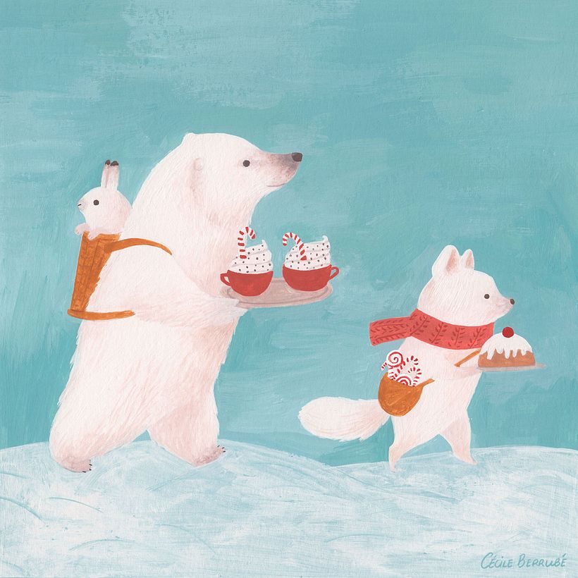 Christmas and winter illustrations  4