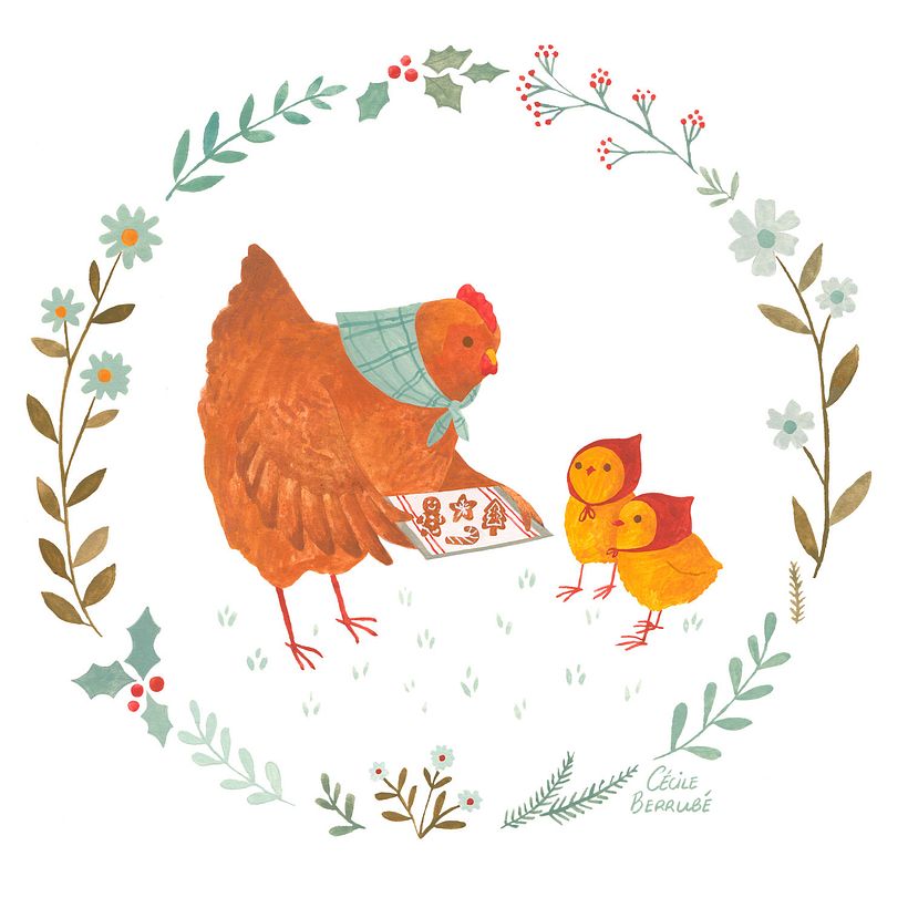 Christmas and winter illustrations  6