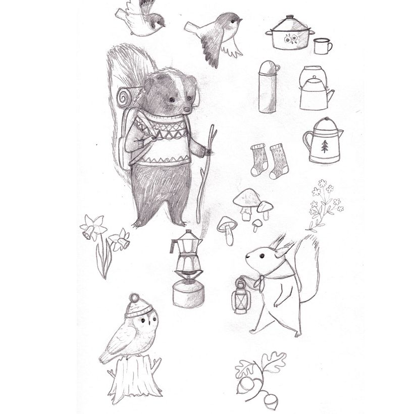 Sketchbooks and character studies 10