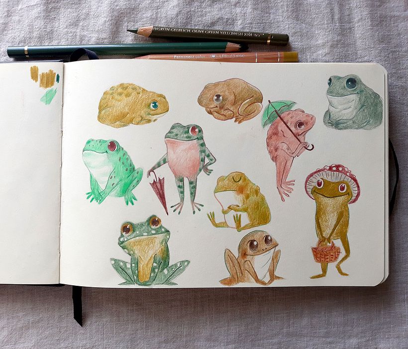 Sketchbooks and character studies 2