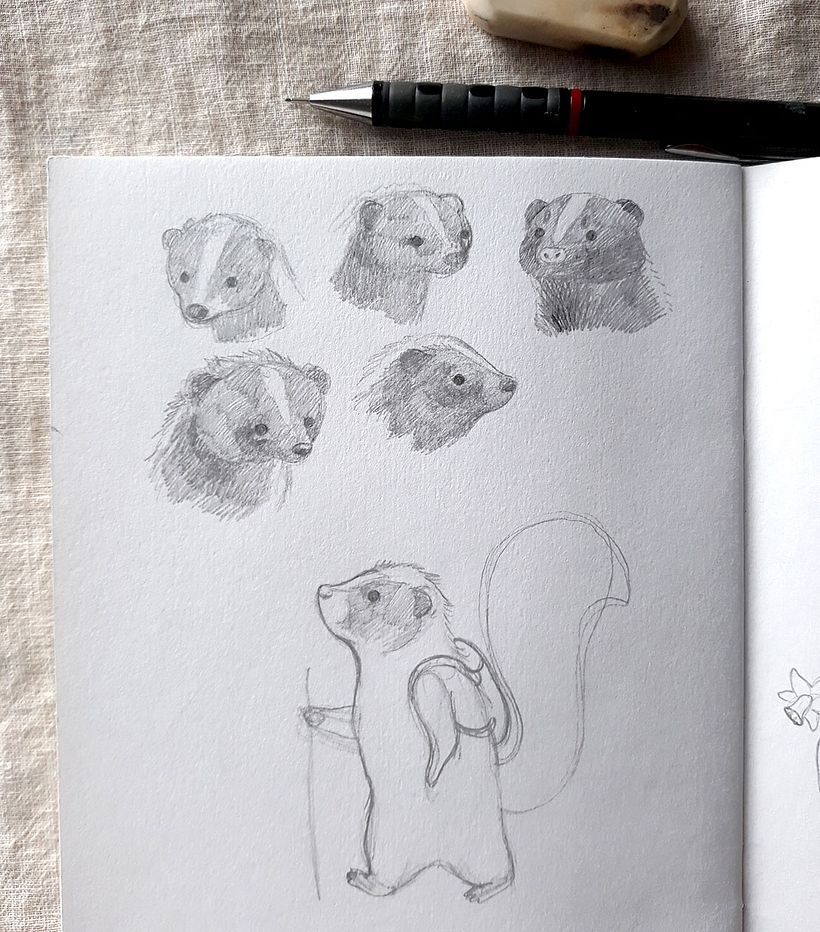 Sketchbooks and character studies 8