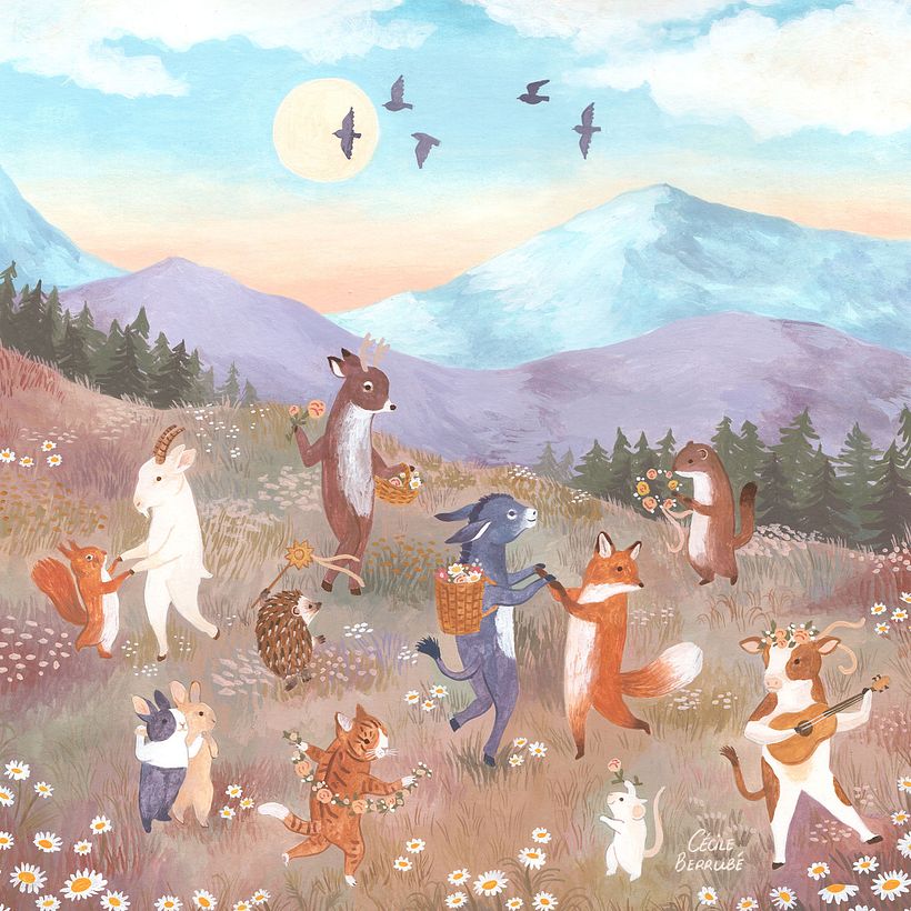 Solstice illustration turned into a beautiful print