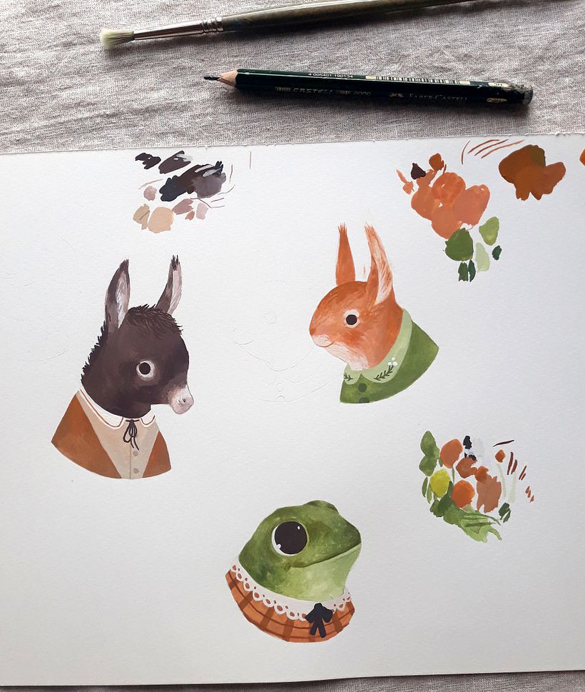 Some simple portraits for future stickers