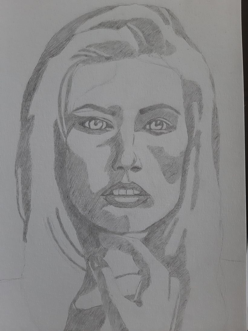 My project for course: Fundamentals of Portrait Drawing with Pencil 4