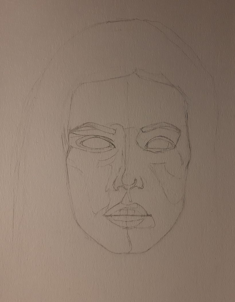 My project for course: Fundamentals of Portrait Drawing with Pencil 2