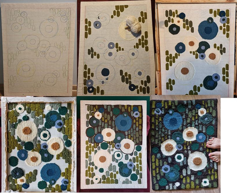 My project for course: Punch Needle for Rug Design 6