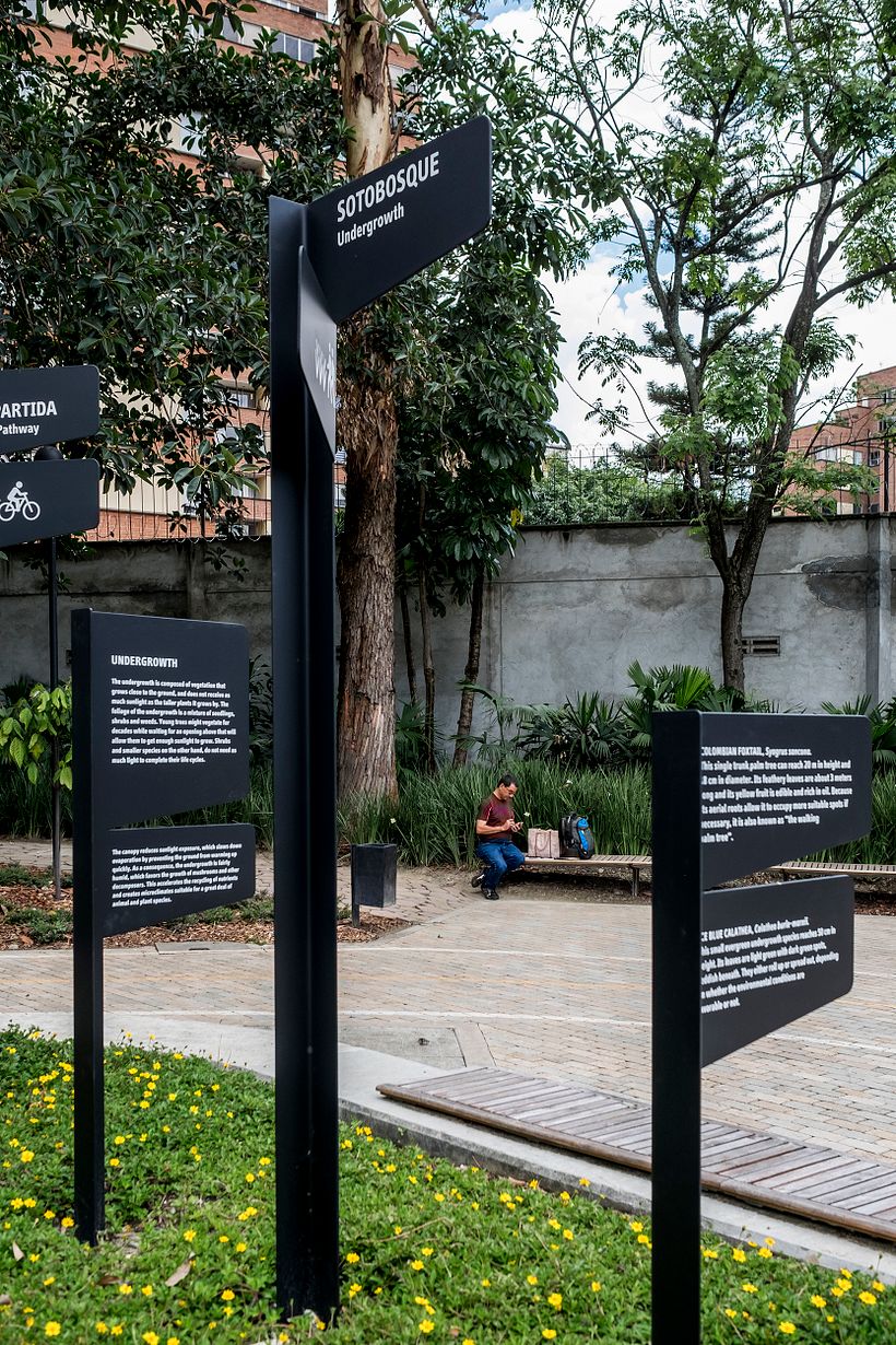 Diseño de señalética Parques del Río Medellín 2