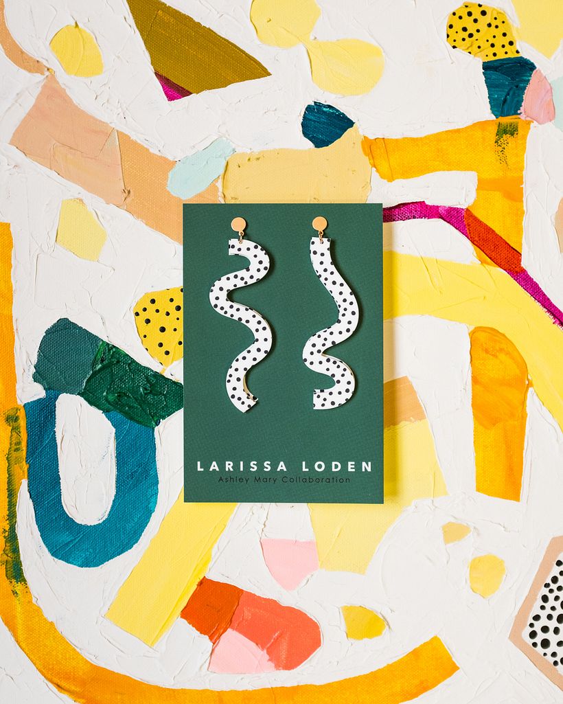 Larissa Loden Earring Collab - Design