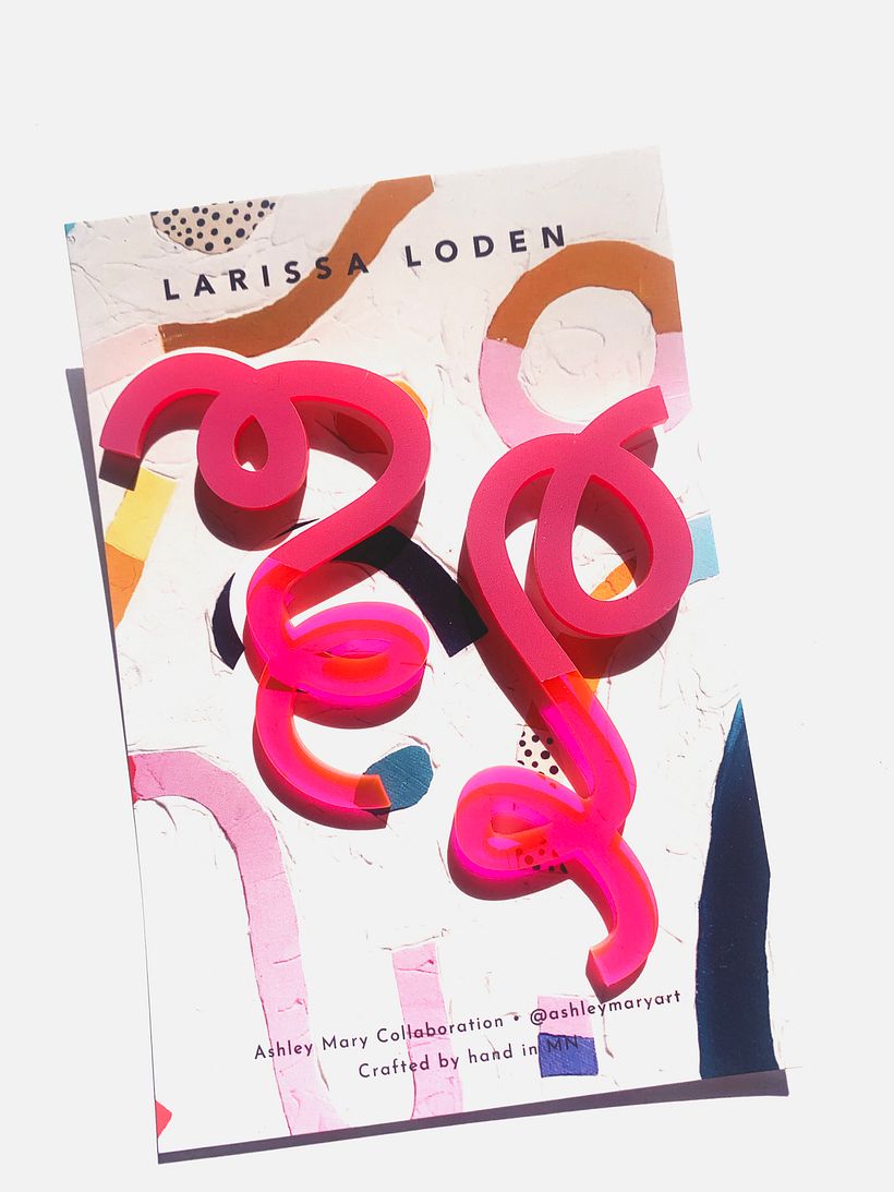 Larissa Loden Earring Collab - Design