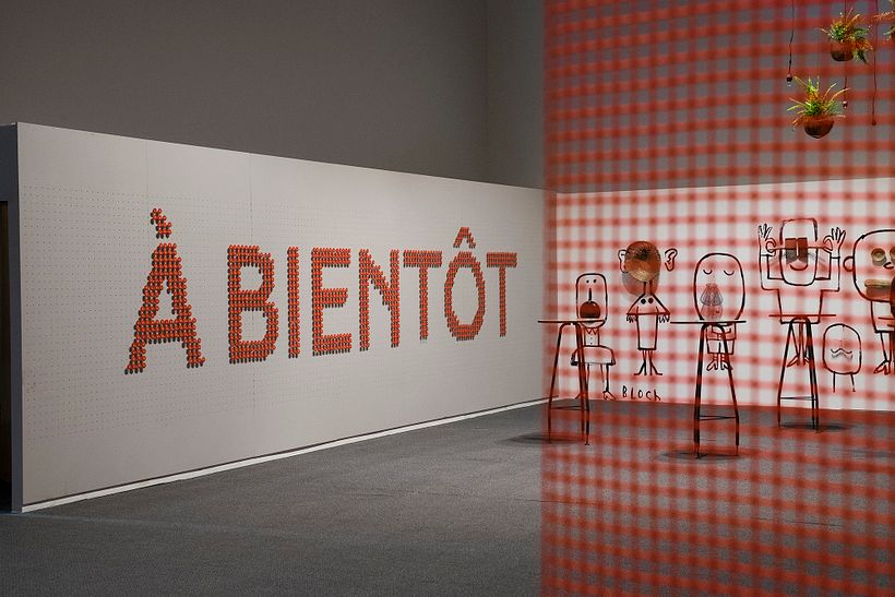 Diseño de Arquigrafía Pabellón Francia FILBO 2017 2
